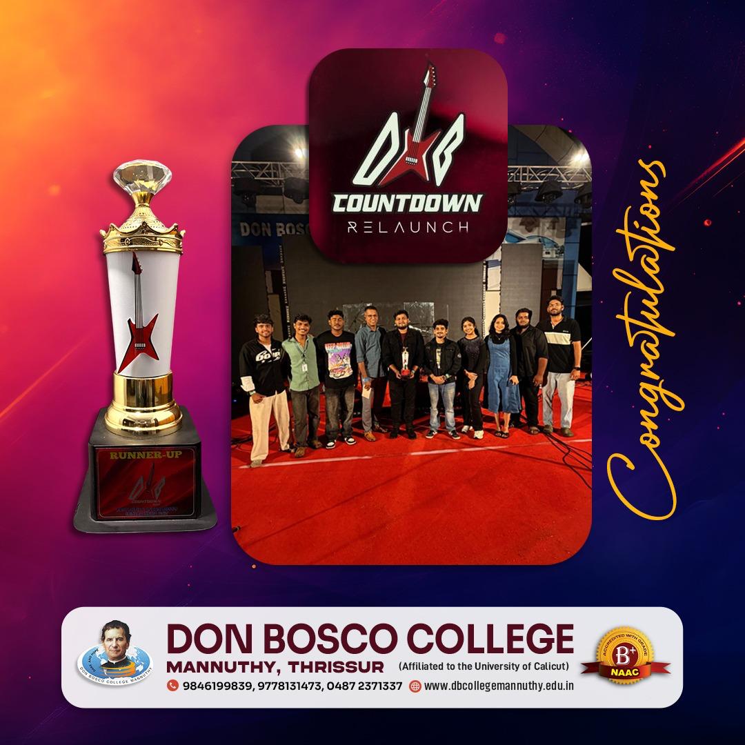 Don Bosco College Secures Runner-Up Position at Countdown Relaunch